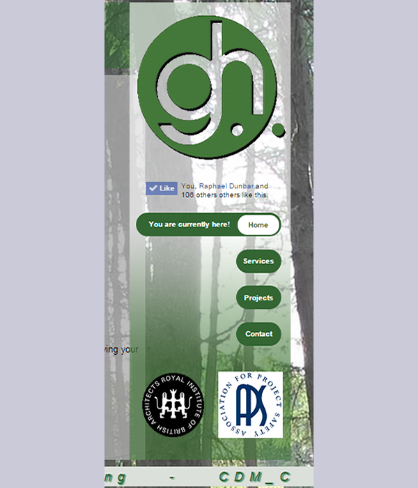 image of menu at Gordon Harrsion website